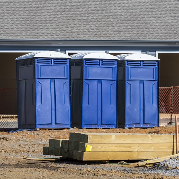 what is the cost difference between standard and deluxe porta potty rentals in Fairmont North Carolina